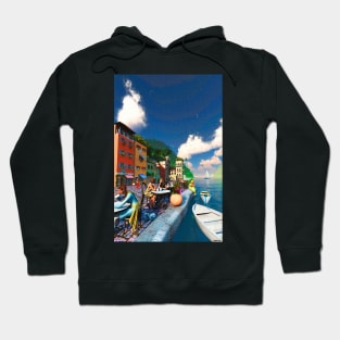 Cafe by the Sea Hoodie